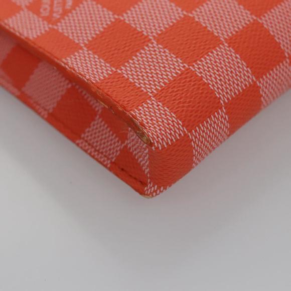 LOUIS VUITTON Damier Color Elemon Clutch Bag Orange Pimon N41299 LV Auth BD015 - Picture 7 of 16
